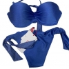 immagine 0 di Bikini fascia con push up lycra lucida