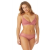 immagine 0 di Completo intimo triangolo + slip in tulle ricamato