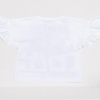 immagine 1 di T.shirt in cotone con multistampe e rouche