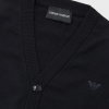 immagine 2 di Emporio Armani junior cardigan scollo V misto lana