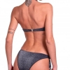 immagine 1 di Bikini Fascia Slip Fiocchi Ricamo Cristalli