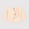 immagine 0 di Cardigan Petit Bateau in tricot, panna