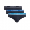 immagine 0 di Tri-pack slip uomo blu