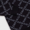 immagine 2 di Emporio Armani maglioncino in misto lana con loghi per esteso