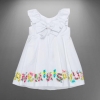 immagine 0 di Abitino bianco con lettere floreale sul bordo MBL 3614