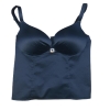 immagine 0 di Bustier elegante in raso Boselli  nero