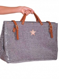 Borsa shopping con specchietti 1