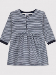 Abitino a righe neonata Petit Bateau 1