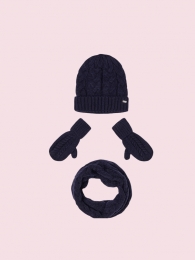 Mayoral set cappellino + sciarpa e guanti neonati 6-36 mesi 1