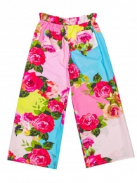 Pantalone girl fantasia floreale 2