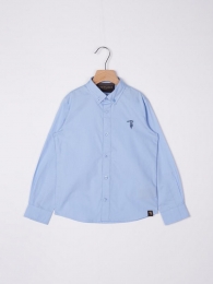 Trussardi camicia  bianca e azzurra nuova collezione 2-16 anni 1