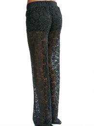 Pantalone in pizzo nero 2