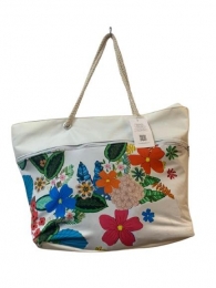 Borsa mare in tessuto  plastificato 1