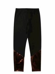 Pinko leggings nero e bronzo 8-14 anni 2