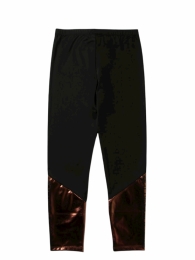 Pinko leggings nero e bronzo 8-14 anni 2