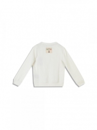 Trussardi junior felpa garzata bianco 2