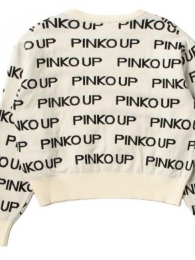 Pinko maglia logo all over in viscosa 2