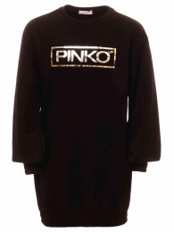 Pinko up abito in felpa nero 1