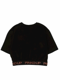 Pinko Up t.shirt crop con maniche 3/4 8-14 anni 2