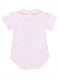 Tutina neonata con strass rosa 2