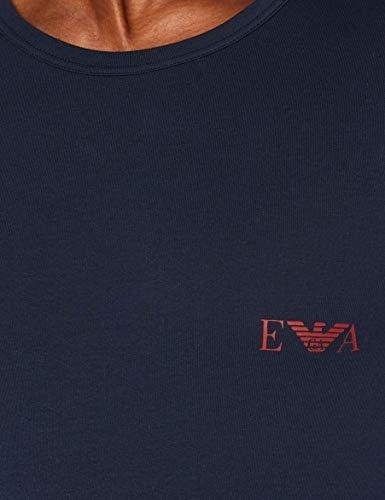 immagine 1 di T.shirt strech cotton blu manica lunga