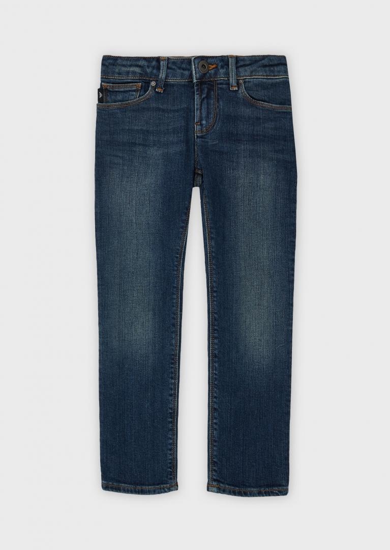 immagine 0 di Emporio Armani junior jeans in denim stone washed