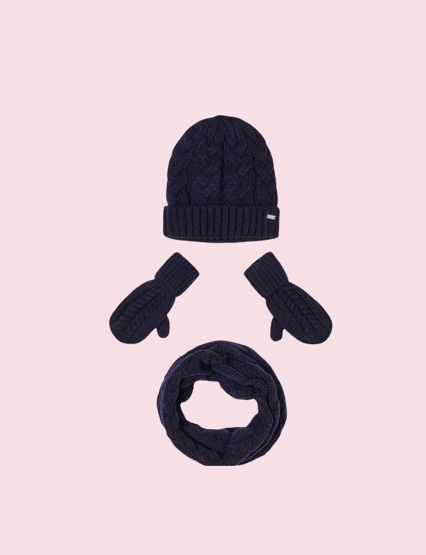 immagine 0 di Mayoral set cappellino + sciarpa e guanti neonati 6-36 mesi