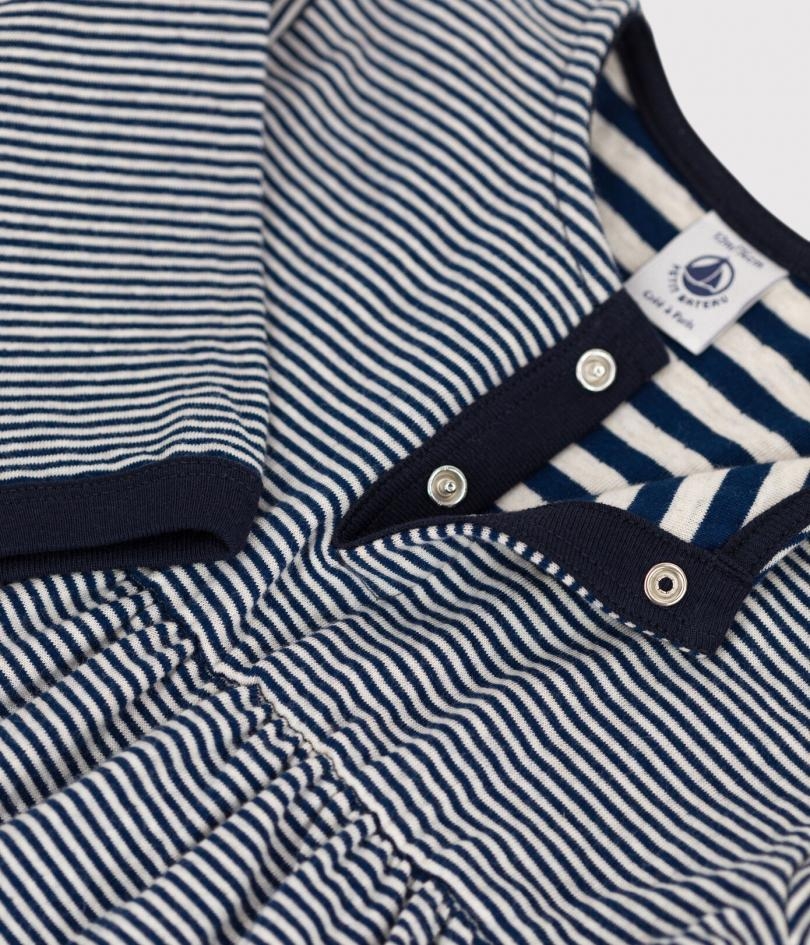 immagine 2 di Abitino a righe neonata Petit Bateau