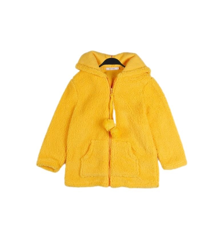 immagine 2 di Admas giacca da camera in pile gialla donna/bimba