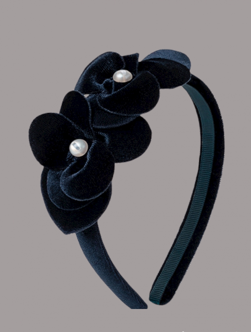 immagine 2 di Mayoral cerchietto con fiori e perline neonata