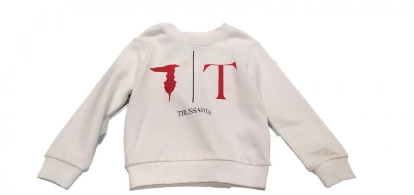 immagine 3 di Trussardi junior felpa in cotone garzato