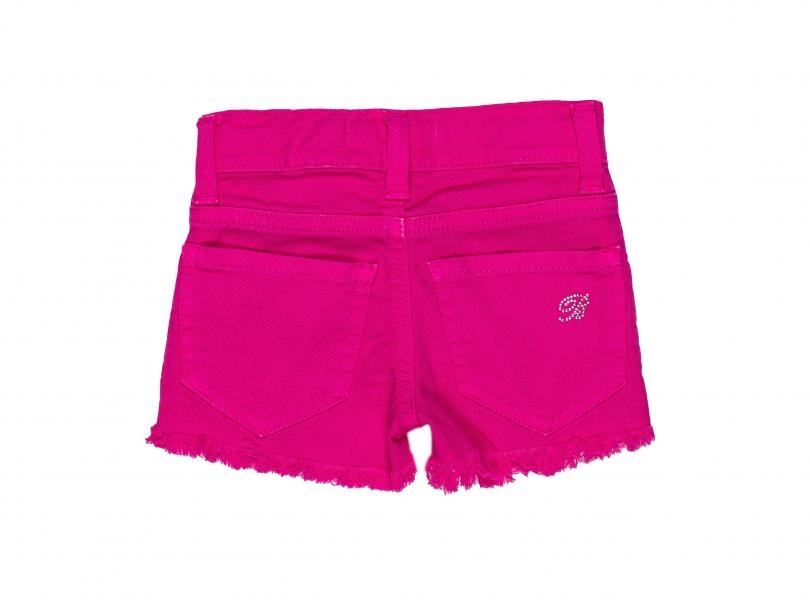 immagine 1 di Short in denim colore fuxia