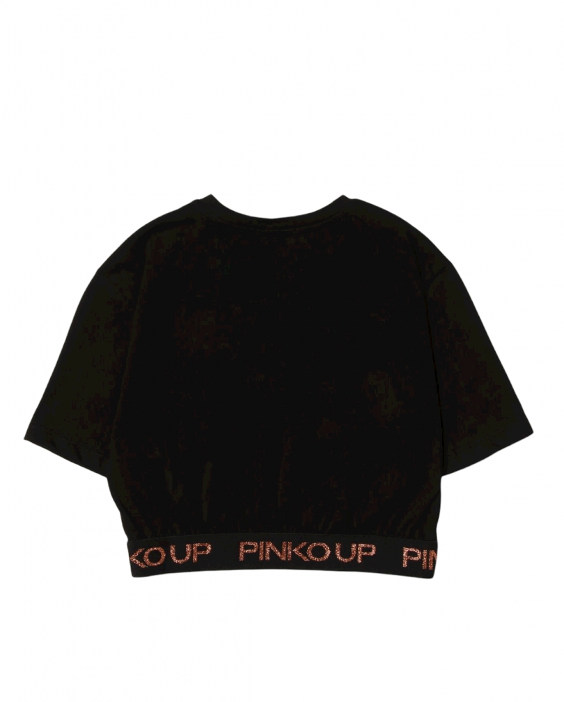 immagine 1 di Pinko Up t.shirt crop con maniche 3/4 8-14 anni